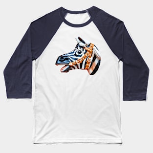 Zebra Galloper Baseball T-Shirt